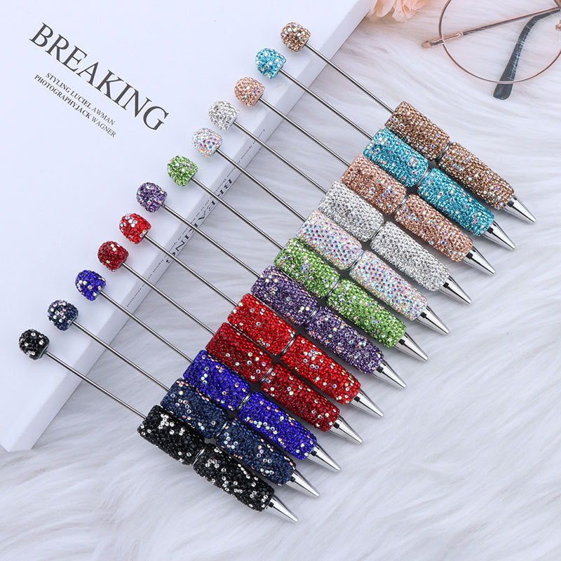 F【Best match】DIY Beadable Rhinestone Shinning Pen（Purchased separately and not shipped）