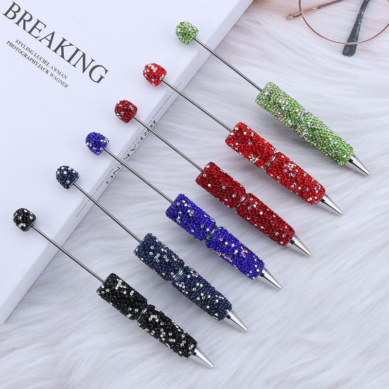 F【Best match】DIY Beadable Rhinestone Shinning Pen（Purchased separately and not shipped）