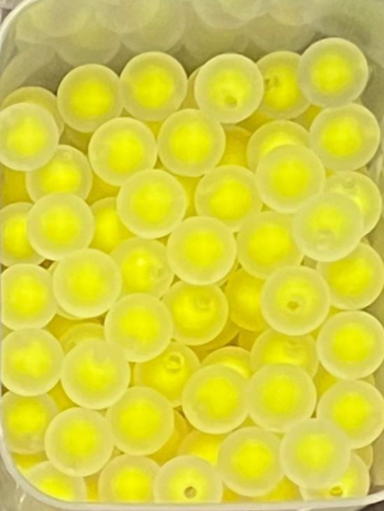 G  DIY Frosted Vibrant Beads for Beaded Bag, Pen/ Key Chain