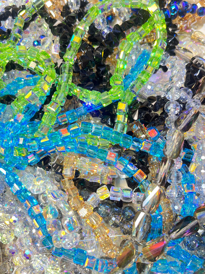 A ( 🔥New arrivals🔥 ) Crystal beads -Bling Bling bags for bracelets and phone chains - Open in live