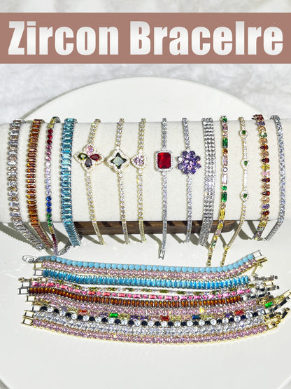 E    Exclusive Zircon Bracelet- Open in live