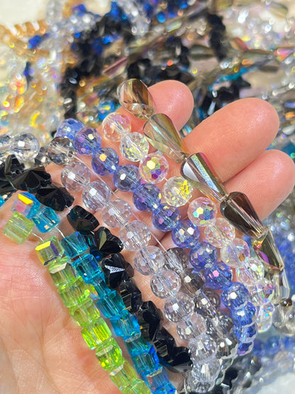 A ( 🔥New arrivals🔥 ) Crystal beads -Bling Bling bags for bracelets and phone chains - Open in live